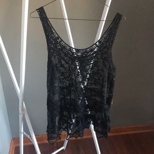 EXPRESS size M Lace Tank